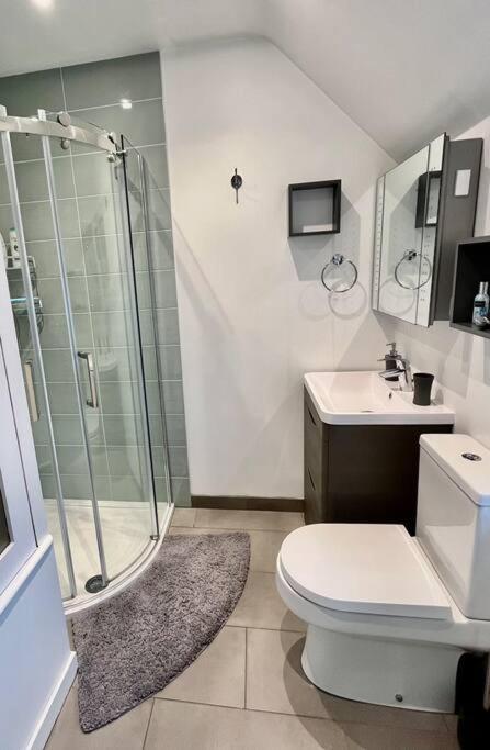 Entire 3 Bed House Weybridge Brooklands, London Villa Byfleet ภายนอก รูปภาพ